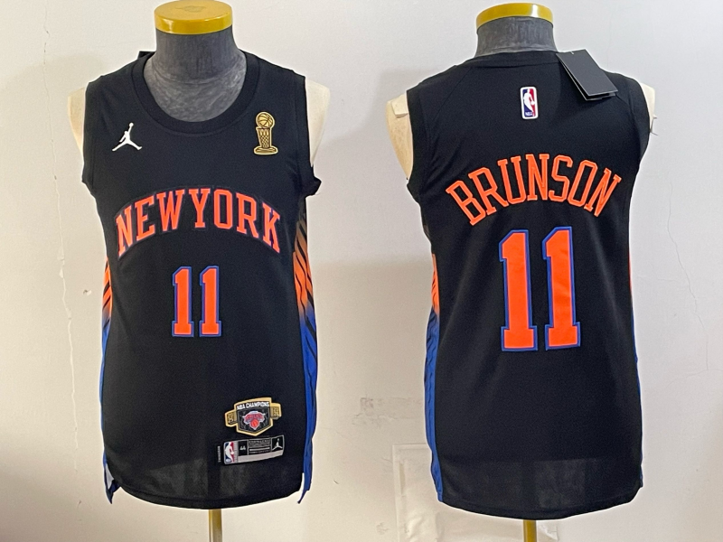 Men New York Knicks #11 Brunson black 2026 Nike NBA jersey 0625003